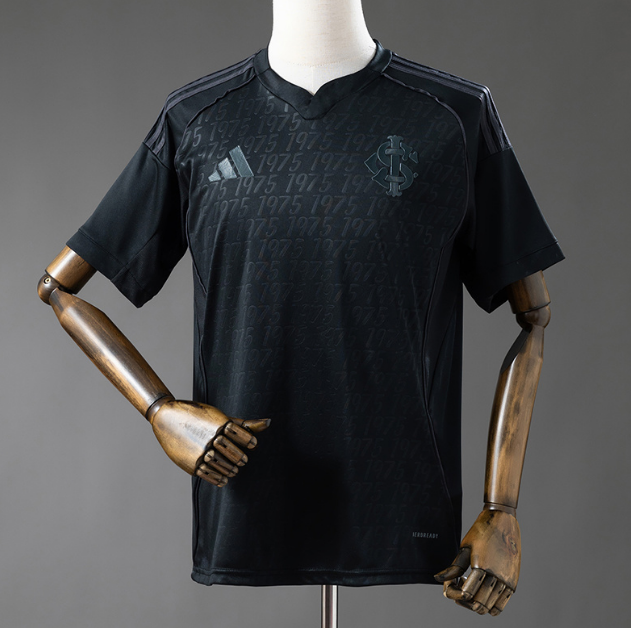 2025-26 Camisa Sport Club Internacional Third Black Soccer Jersey Shirt
